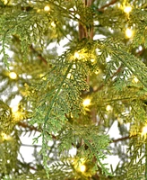 Puleo Pre-Lit Cedar Artificial Tree 4 ft.