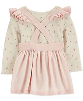 Carter's Baby Girls Printed Bodysuit and Jumper Set