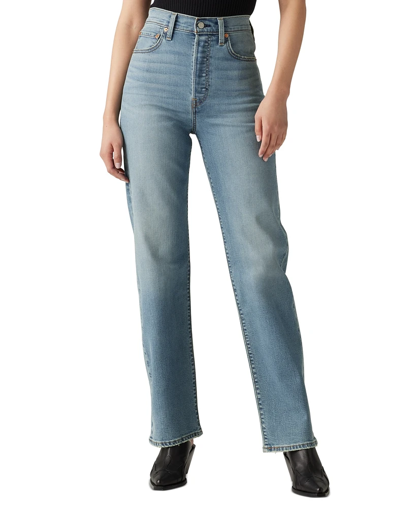 Levi's Women's Ribcage High-Rise Straight-Leg Jeans