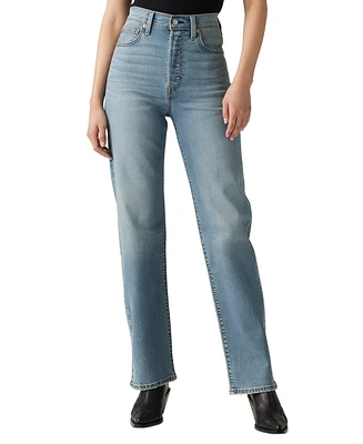 Levi's Women's Ribcage High-Rise Straight-Leg Jeans