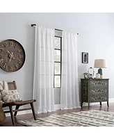 Slub Textured Linen Blend Curtain