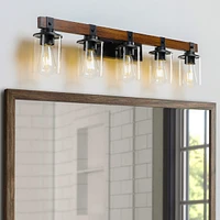 Simplie Fun 5-Light Farmhouse Vanity & Bathroom Light