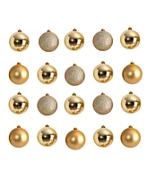 Slickblue Holiday 20 Count 3" Shatterproof Ornament Set