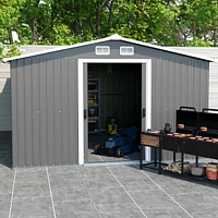 Simplie Fun 10FT x 12FT Metal Outdoor Storage Shed