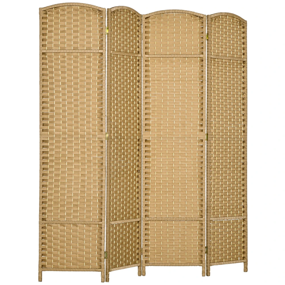 Simplie Fun 4-Panel Room Divider, Privacy Screen for Home Office