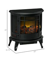 Streamdale Furniture 22" Electric Fireplace Stove with Led Flame