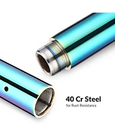 Yescom 500 mm New Chrome Dancing Pole Extension for 45 mm Professional Pole Fitness Spinning Pole Accessories