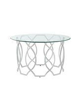 Nicole Miller Catalina Round Coffee Table