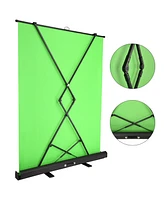 Yescom 2 Pack 62x81inch Collapsible Floor Standing Green Screen Nonwoven Background Photo