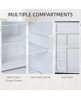 3.2 Cu.Ft. Mini Fridge with Freezer, Adjustable Thermostat