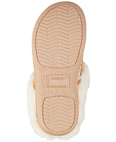 Isotoner Signature Women's Clara Faux-Fur-Trim Clog Slippers