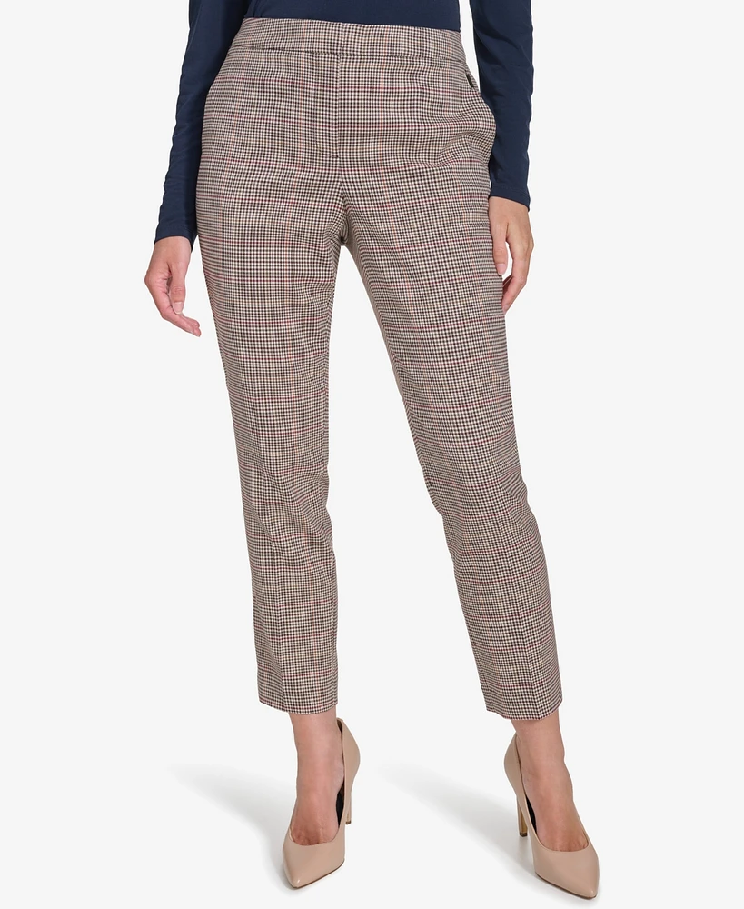 Tommy Hilfiger Women's Hillside Plaid Cropped Pants