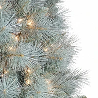 Puleo 7.5-ft. Stratford Pine Tree with 500 Clear Lights & Stand