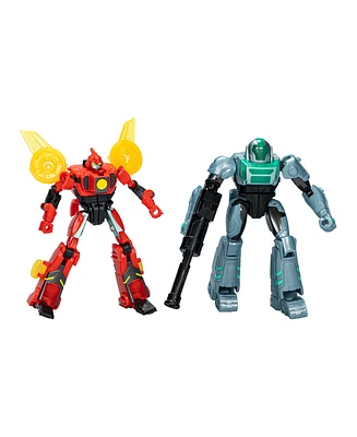 Transformers EarthSpark Cyber-Combiner Terran Twitch and Robby Malto Action Figure