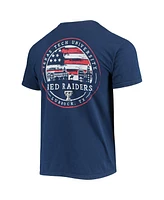 Image One Men's Navy Texas Tech Red Raiders Campus Americana T-Shirt