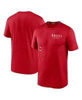 Nike Men's Red Los Angeles Angels Authentic Collection Early Work Tri-Blend Performance T-Shirt