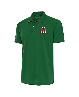 Antigua Men's Forest Green Mexico Baseball 2023 World Classic Tribute Polo