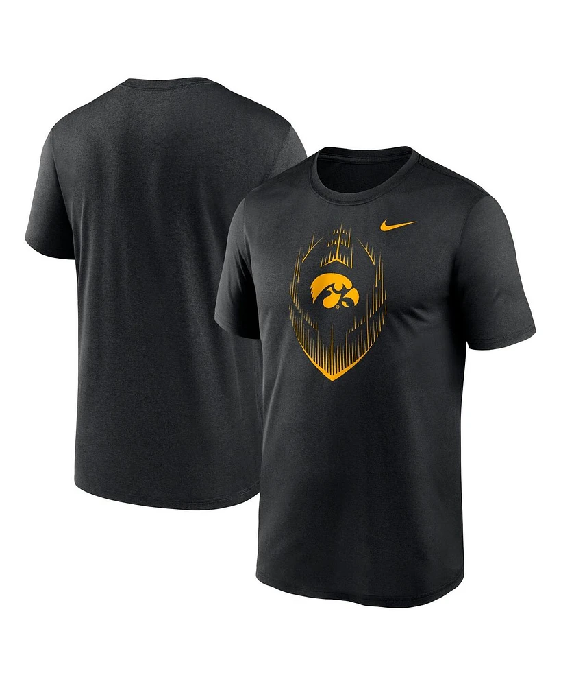 Nike Men's Black Iowa Hawkeyes Primetime Legend Icon Performance T-Shirt