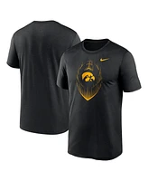 Nike Men's Black Iowa Hawkeyes Primetime Legend Icon Performance T-Shirt