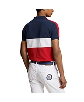 Polo Ralph Lauren Men's and Women's Navy/Red Team Usa Paris 2024 Summer Paralympics Village wear Color-Block Clarus Polo