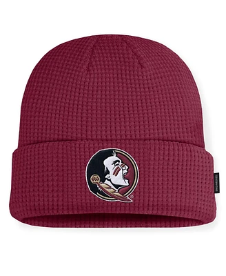 Nike Men's Garnet Florida State Seminoles On-Field Terra Waffle Cuffed Knit Hat