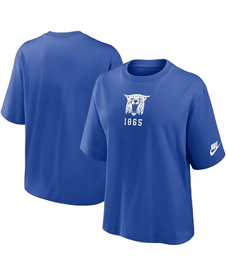 Nike Women's Royal Kentucky Wildcats Boxy Legacy Established T-Shirt