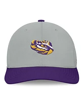 Top of the World Men's Gray/Purple Lsu Tigers Mick Flex Hat