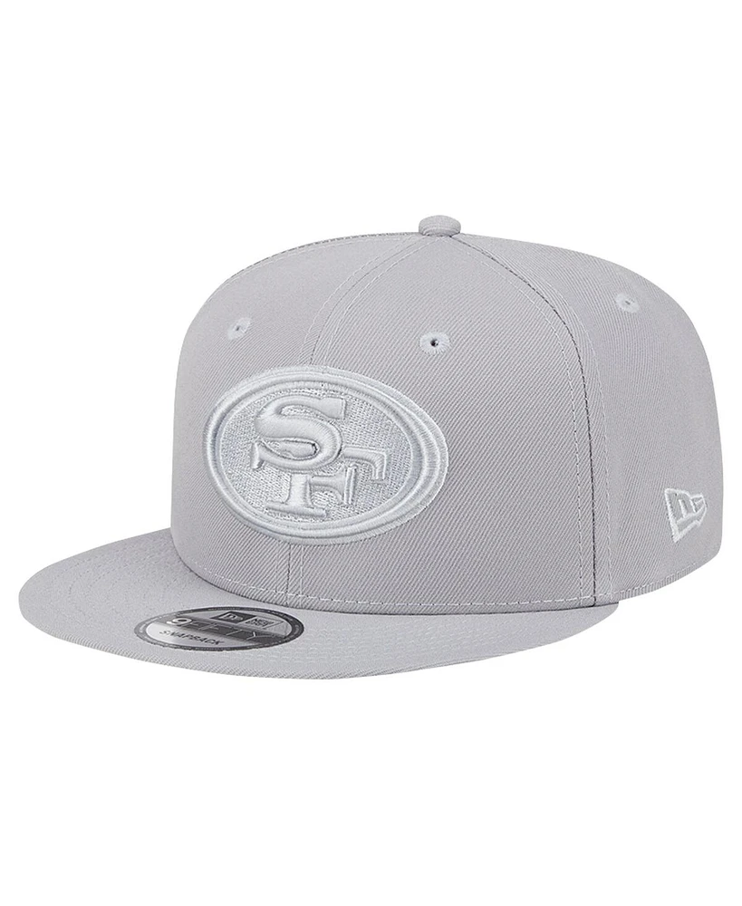 New Era Men's Gray San Francisco 49ers Color Pack 9FIFTY Snapback Hat