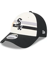 New Era Men's Cream/Black Chicago White Sox 2024 Mlb All-Star Game 9FORTY Adjustable Hat