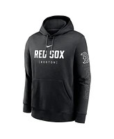 Nike Men's Black Boston Red Sox Fashion Club Pullover Hoodie