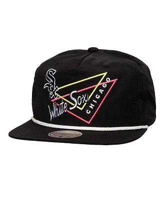 Mitchell & Ness Men's Black Chicago White Sox Pew Pew Deadstock Adjustable Hat