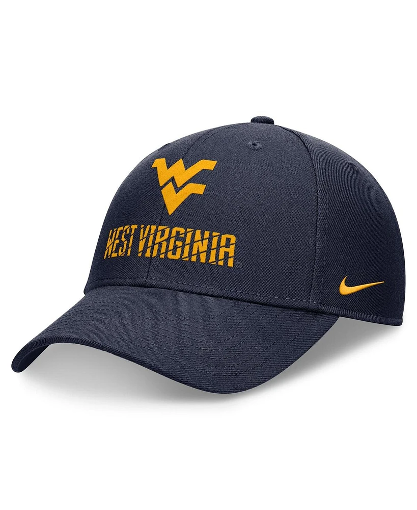 Nike Men's Navy West Virginia Mountaineers Primetime Adjustable Hat