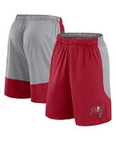 Fanatics Men's Red Tampa Bay Buccaneers Big Tall Team Logo Shorts