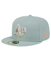 New Era Men's Green Oakland Athletics Spring Forest 59FIFTY Fitted Hat