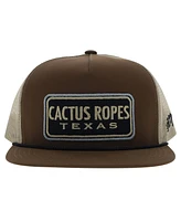 Hooey Men's Brown/Tan Cactus Ropes Snapback Hat