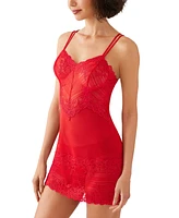 Wacoal Embrace Lace Sheer Chemise Lingerie Nightgown 814191