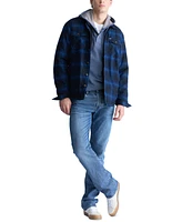 Buffalo David Bitton Men's Jalika Long Sleeve Button-Front Plaid Shirt Jacket