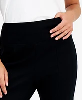 Bar Iii Petite High Waist Pull-On Ponte Leggings, Created for Macy's