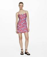 Mango Women's Floral Print Dress