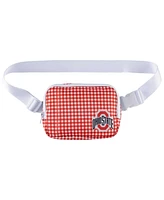 ZooZatz Ohio State Buckeyes Gingham Fanny Pack