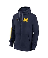 Jordan Men's Michigan Wolverines 2024 Sideline Full-Zip Hoodie