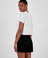 Id Ideology Women's Boxy Short-Sleeve T-Shirt, Created for Macy's