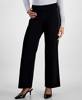 Jm Collection Petite Embellished Wide-Leg Pants, Created for Macy's