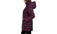 Hfx Women's Heavyweight Box Quilted Winter Puffer Parka Jacket