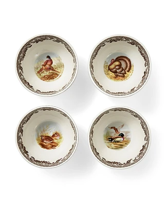 Spode Woodland Dip Bowls, Service for 4