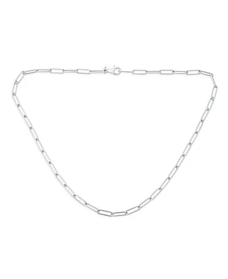 Bling Jewelry Solid Strong Gold Plated Sterling Silver Rounded Link 3.5MM Chain Necklace Inch