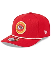 New Era Men's Red Kansas City Chiefs 2024 Sideline 9SEVENTY Stretch-Snap Hat