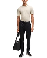 Boss by Hugo Men's Zip-Neck Interlock Polo