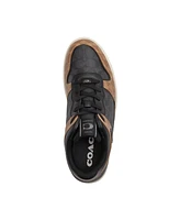 Coach Men's C201 Mixed Signature Lace Up Sneaker