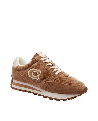 Coach Men's Corduroy Runner Lace Up Sneaker